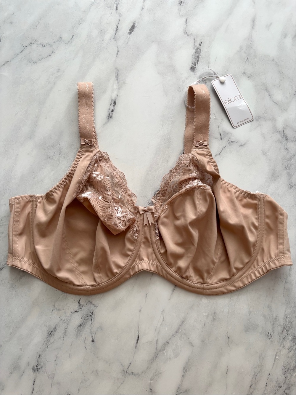 Elomi Bra Nwt EL4111SAH Unlined Underwire Morgan Sahara 42G